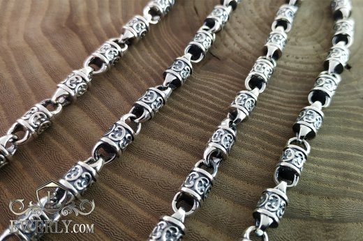 Author's weaving of sterling silver 18, фото