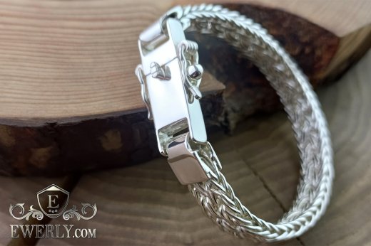 Weaving Thai - silver bracelet, фото