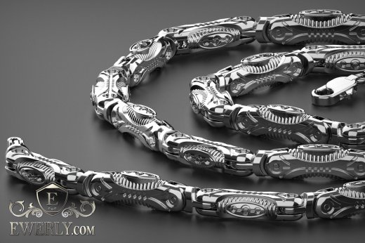 Author's chain of sterling silver 5, фото