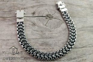 Double Bismarck bracelet men's, фото