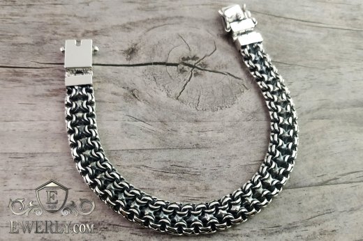 Double Bismarck bracelet men's, фото