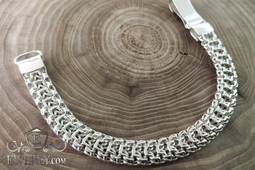 Bracelet "The Emperor" of silver, фото
