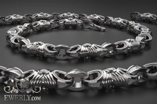 Author's chain of sterling silver 11, фото
