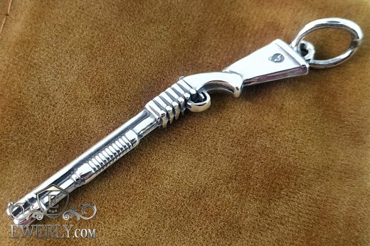 Pendant made of silver "Shotgun", фото