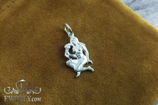 Pendant of silver "Virgo", фото