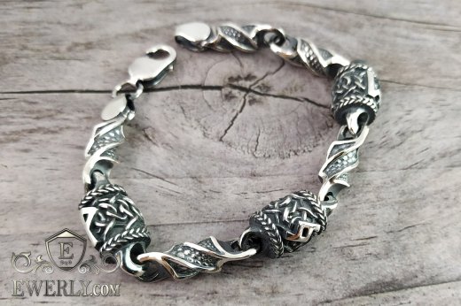 Author's exclusive bracelet of sterling silver 15, фото