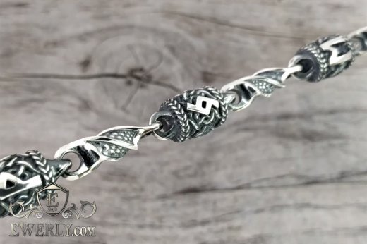 Author's weaving of sterling silver 15, фото