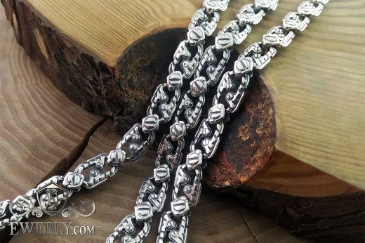 Author's weaving of sterling silver 13, фото