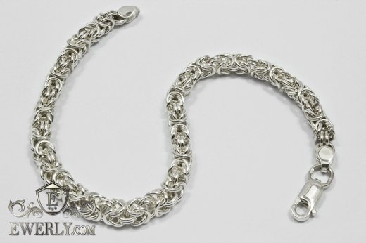Women's bracelet "Malvina" of silver, фото