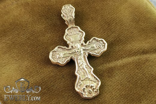 Orthodox golden cross, фото