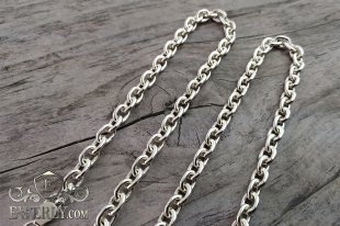 Men's chain - weaving "Anchor" without edges, фото