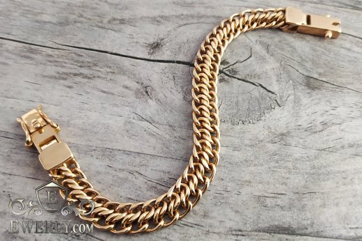 Bracelet "Ten (double carapace)" of 14K gold, фото