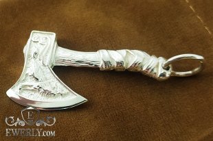 Silver pendant "Celtic ax", фото