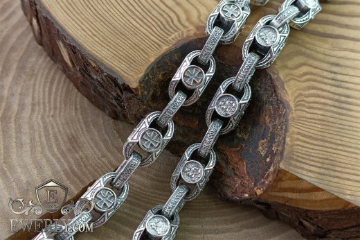 Author's weaving of silver "Bless and Save", фото