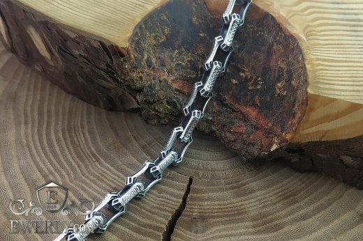 Author's weaving of sterling silver 12, фото